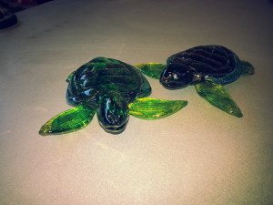 Handblown Glass Sea Turtles